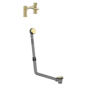 Vado Veva Bathtub Mixer 314011 (Brushed Brass)