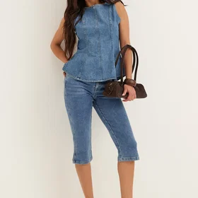 Object Mw Slim Short Jeans (Naisten)