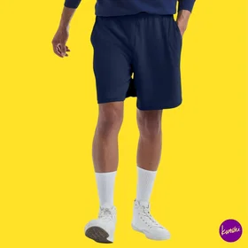 Hanes The Helper Bees Athletic Cotton Jersey Shorts With Pockets 7.5" (Men's)