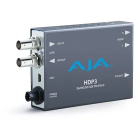 AJA -HDP3 3G-SDI til DVI-D og Lydomformer