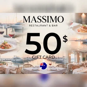 Massimo Restaurant & Bar Gift Card 50 AUD