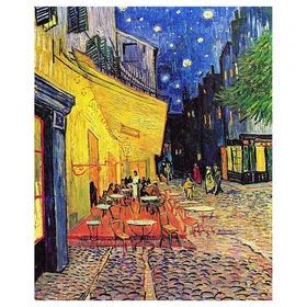 Legendarte Tableau Cafe Terrace at Dusk Vincent Van Gogh 40x50cm