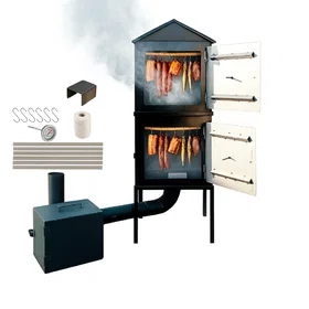 QLS Rökelsekammare Stål Food Smoker 50x50x120cm