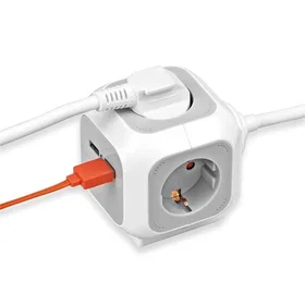 Brennenstuhl ALEA-Power 4-Way Power Strip with 2x USB