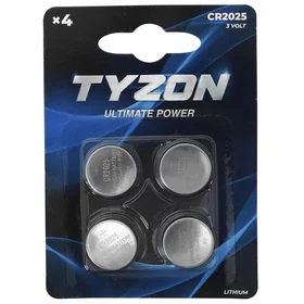 TyZon CR2025 4-pakning