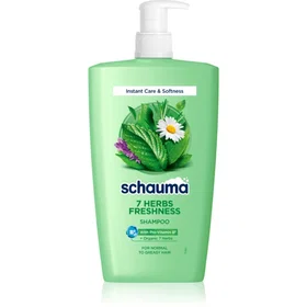 Schwarzkopf 7 Herbs Freshness Shampoo For Normal To Oily Hair 1000ml