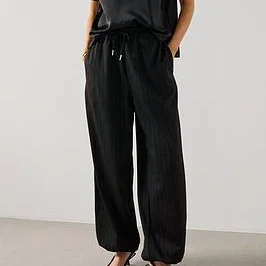 Mango Pinstripe Balloon Byxor (Dam)