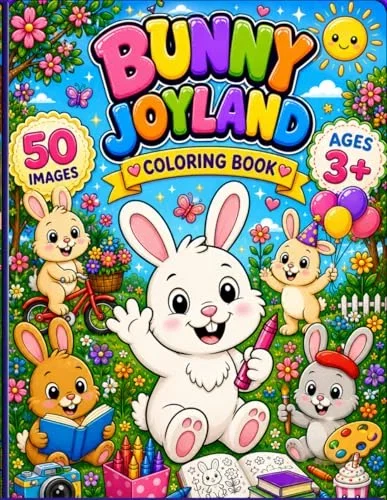 Bunny Joyland Coloring Book for Kids