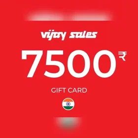 Vijay Sales Gavekort 7500 INR