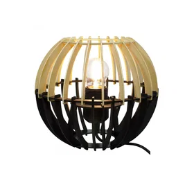 C-Création Lampe en lamelles de bois de peuplier