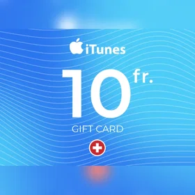 Apple iTunes Carte Cadeau 10 CHF