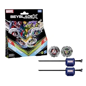 Beyblade X Marvel Collab Miles Morales Green Goblin