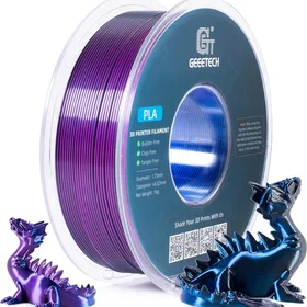 Geeetech PLA Silk Tri-Color Bleu+Violet+Noir 1.75mm 1kg