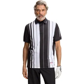J.Lindeberg 30Y Tour Tech Striped Polo Shirt (Herre)