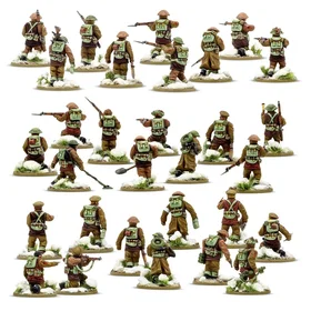 Warlord Games British & Canadian Infantry (Winter) Platoon Figurine WGB-40201102