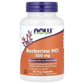 Now Foods Berberine HCl 500mg 90 Kapslar