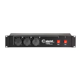Adam Hall Mains Power Strip 9-Way Med 2 Afbrydere 87472