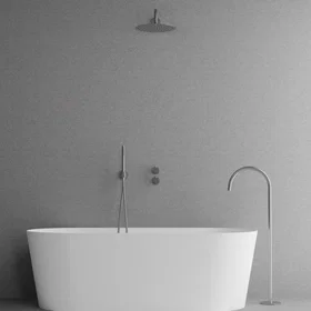 Scandtap Harmonized Bliss Badekarblander SC-21410 (Børstet Stål)