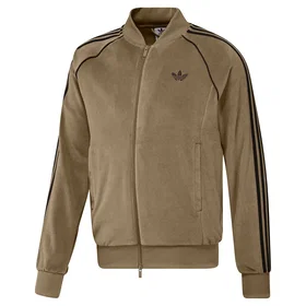 Adidas Sst Adicolor Velour Full Zip Sweatshirt (Herr)