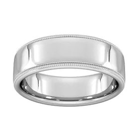Goldsmiths Wedding Ring GSEL 7mm Cut 3