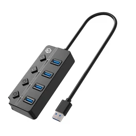 Nilox 4-Port USB 3.0 Hub (NXHUB402)