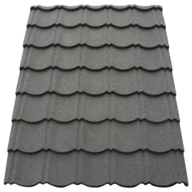 Metrotile Feuille revêtue d'aluminium-zinc Grise 890x1123mm