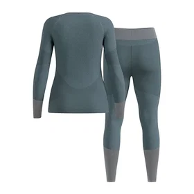 Odlo Fundamentals Perfomance Warm Long Sleeve Base Layer Set (Women's)