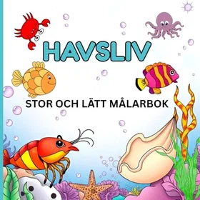 HAVSLIV Stor Och Lätt Målarbok för Barn & Vuxna