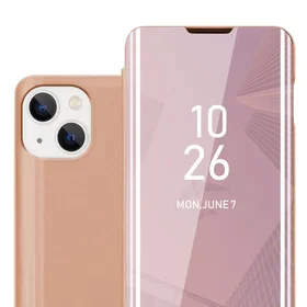Cadorabo Case with Clear View Mirror and Kickstand for iPhone 14