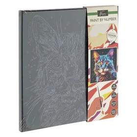 Black Paint by Numbers for Teens Paint by Numbers Kits Tuxedo cat cat DIY Oil Painting by Numbers Kit Craft DIY Paint On Canvas Frameless Sc