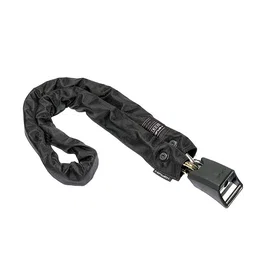 Hiplok Homie Silver Chain Lock Svart 12 x 1200 mm
