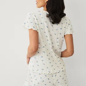 Ellos Collection Pointelle Pyjama Set (Dame)