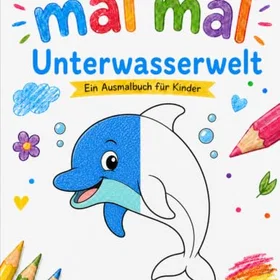 MAL Unterwasserwelt Färgläggbok