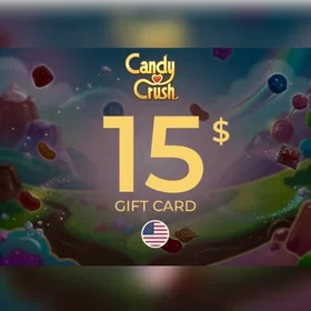 Candy Carte cadeau Crush Saga 15 USD