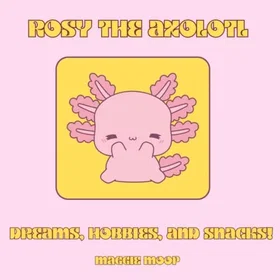 Maggie Rosy The Axolotl Färgläggningsbok