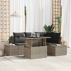 vidaXL Garden Sofa Set with Cushion 5 Pieces 3357912