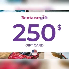 RentacarGift Gavekort 250 USD
