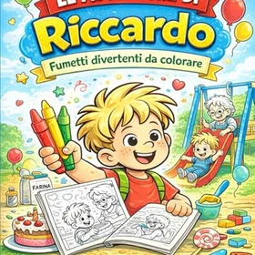 LE Avventure di Riccardo Färgläggningsbok