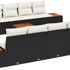 vidaXL Hage Sofasett med Pute 9 Deler 3356717