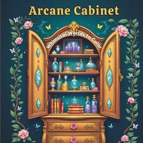 Arcane Whimsical Worlds to Color Färgläggningsbok