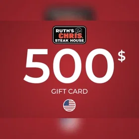 Ruth's Chris Steak House gavekort 500 USD