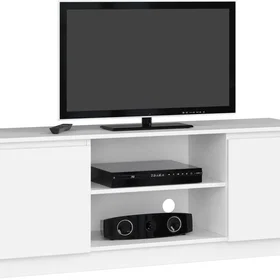 AKORD OP0LRTVBIA004 Meuble TV 2 étagères 140x40x55cm