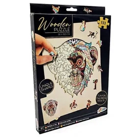 Grafix Monkey Wooden Puzzle 133 Pieces