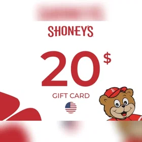 Shoney's Gavekort 20 USD