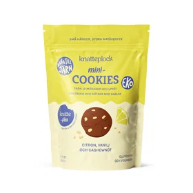 Knatteplock Mini-cookies Citron och vanilj 150g