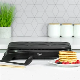 Quest 35319 Mini Pancake Maker and Grill Black