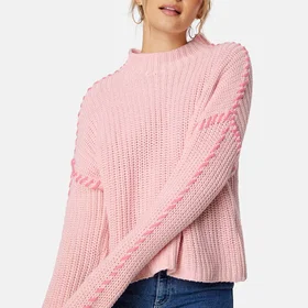 Vero Moda Cream Funnelneck Cardigan (Dam)