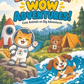 Little Paws, Wow Adventures! Färgläggningsbok för barn