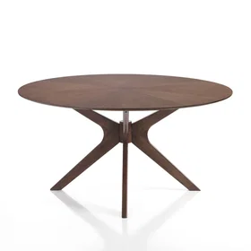 ORESTELUCHETTA Table d'appoint Ronde Noyer 75xØ137 cm