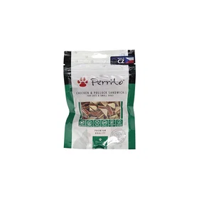Perrito Sandwich Dental Chews Chicken & Pollock 100g